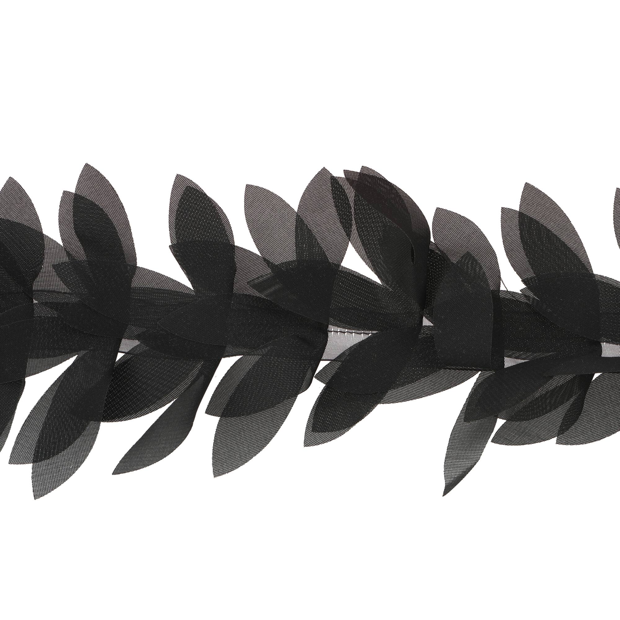 4" Chiffon Leaf Trim Ribbon by Celebrate It